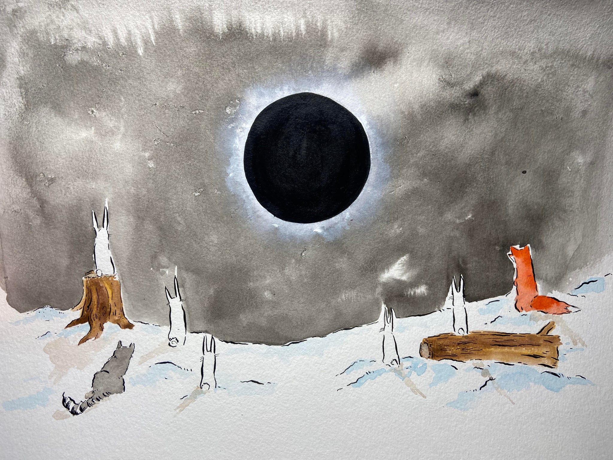 winter eclipse