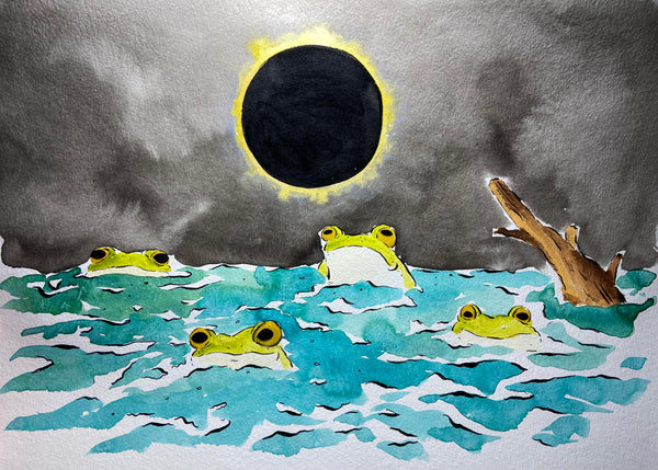 eclipsed frogs