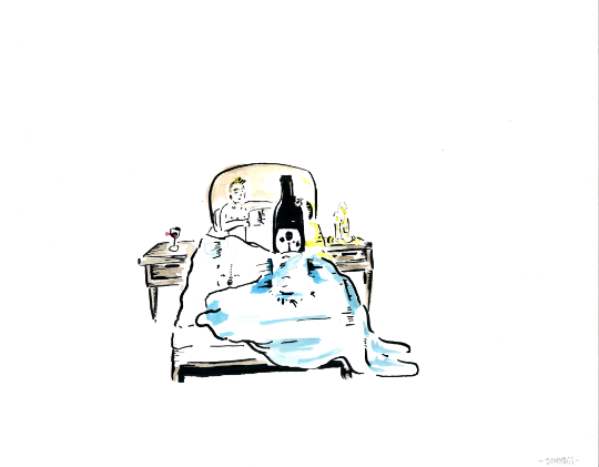 "The Sommelier" small print