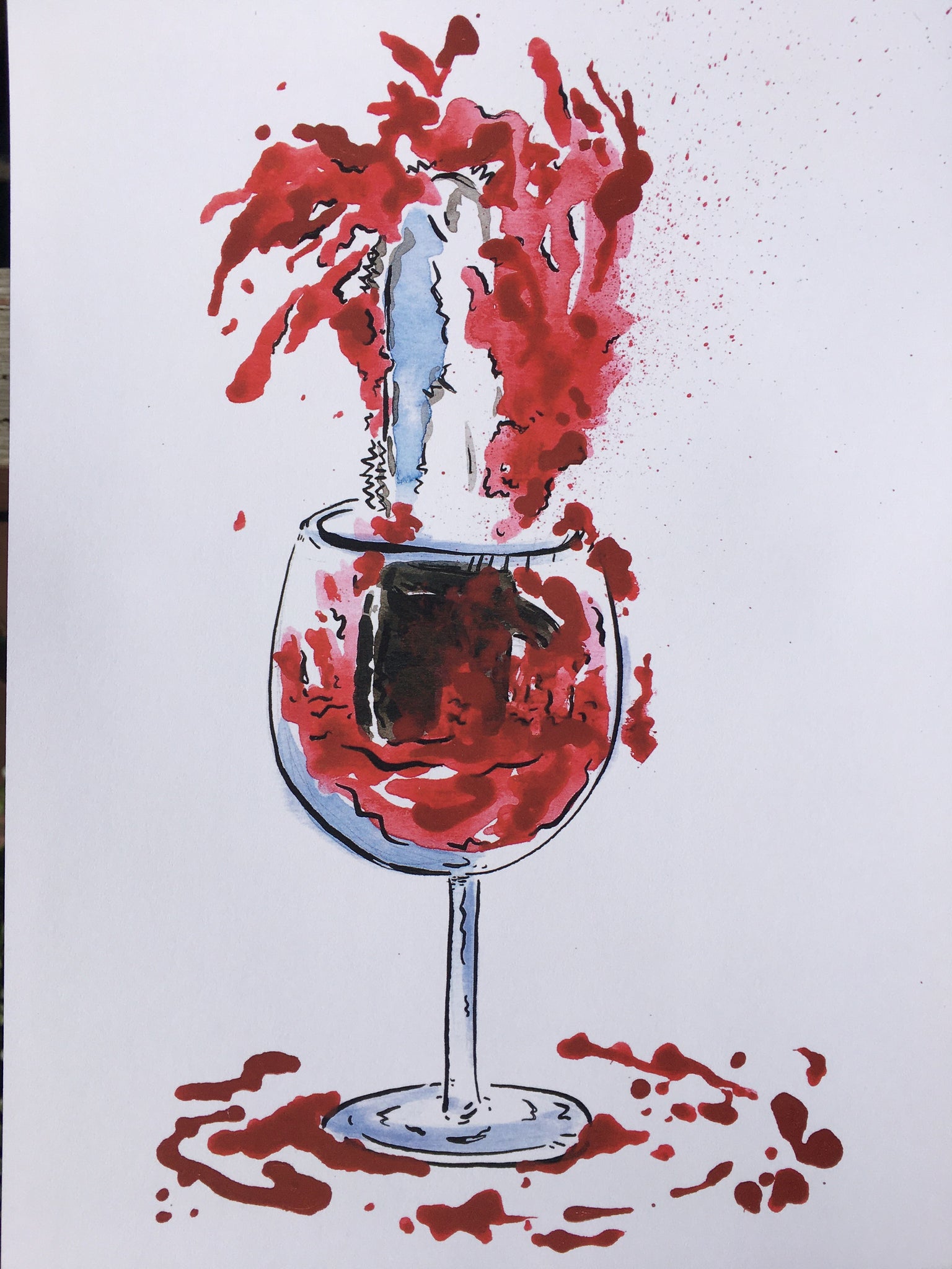 Chainsaw 8.5x11 signed *PRINT