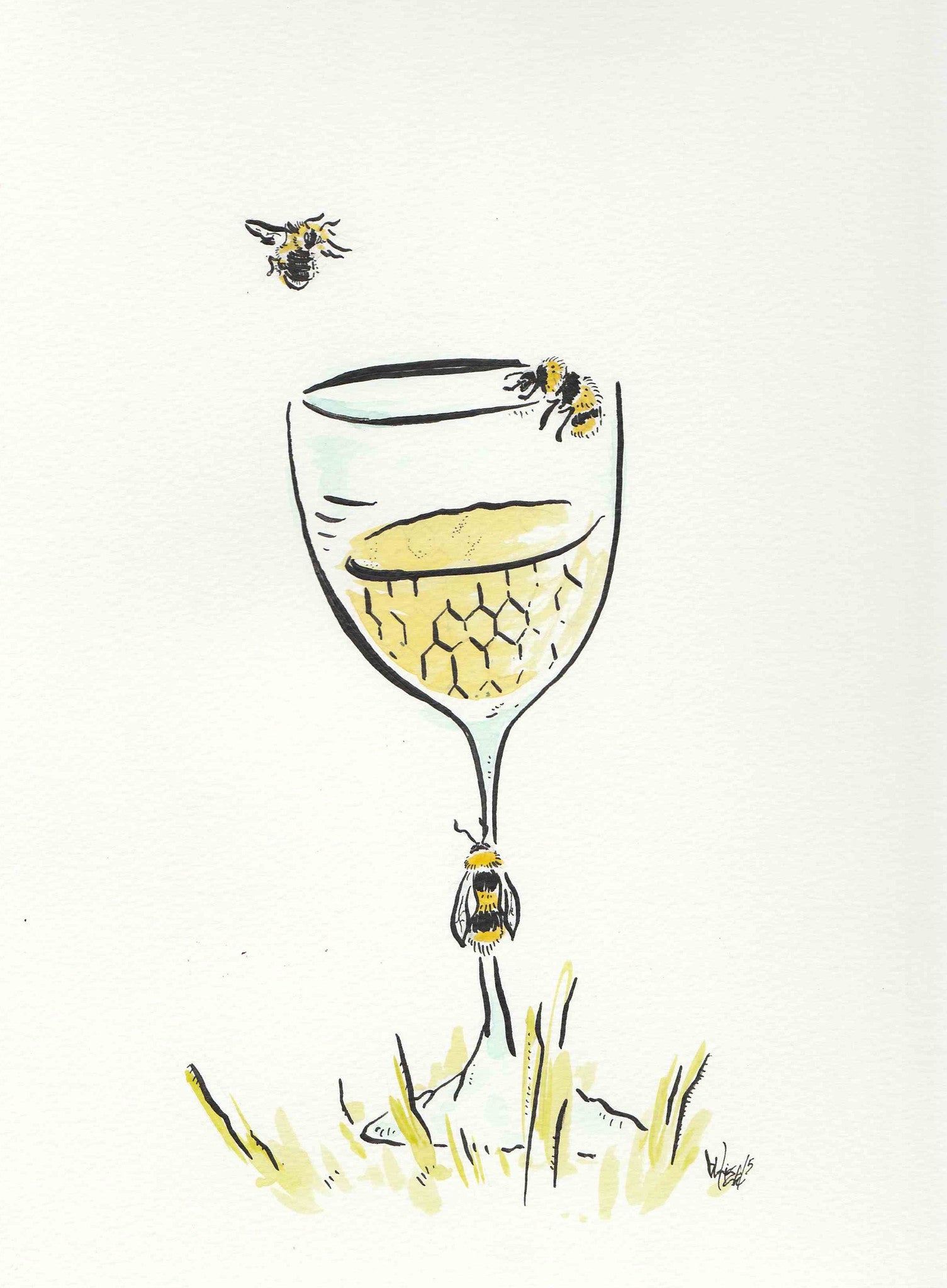 Sweet berry wine