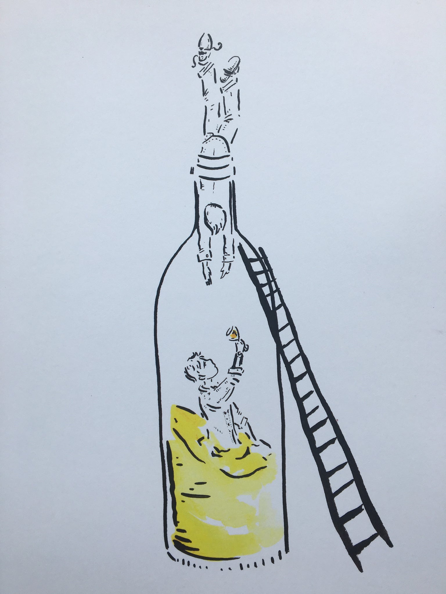Into the bottle